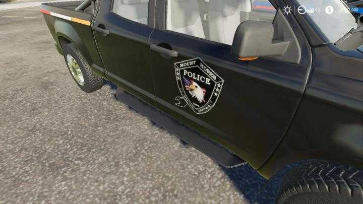 FS19 – Police And D.o.t. Pickup Edit Of Deltabravo’s V1