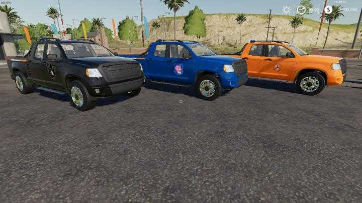 FS19 – Police And D.o.t. Pickup Edit Of Deltabravo’s V1