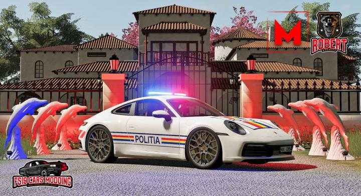 FS19 – Porsche Carrera4S Politia V1