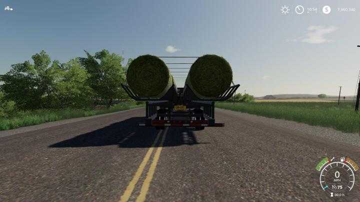 FS19 – Prairie Bale Trailer V1