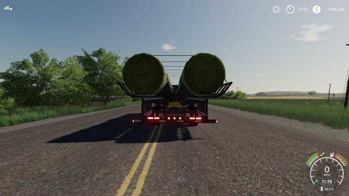 FS19 – Prairie Bale Trailer V1