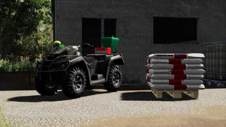 FS19 – Quad With Delimbre Spreader V1