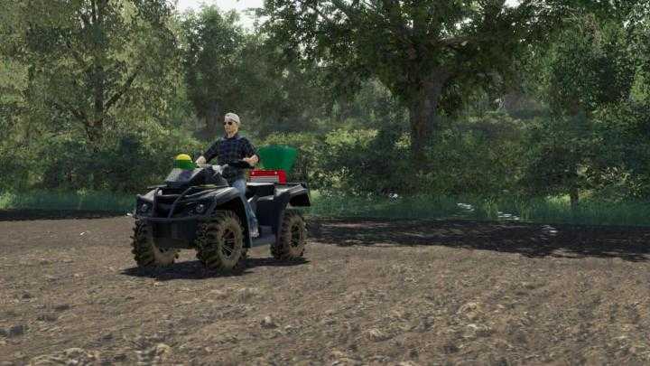 FS19 – Quad With Delimbre Spreader V1