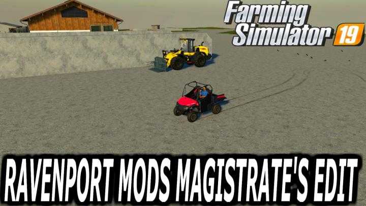 FS19 – Ravenport Map Mod’s Magistrate V1.1