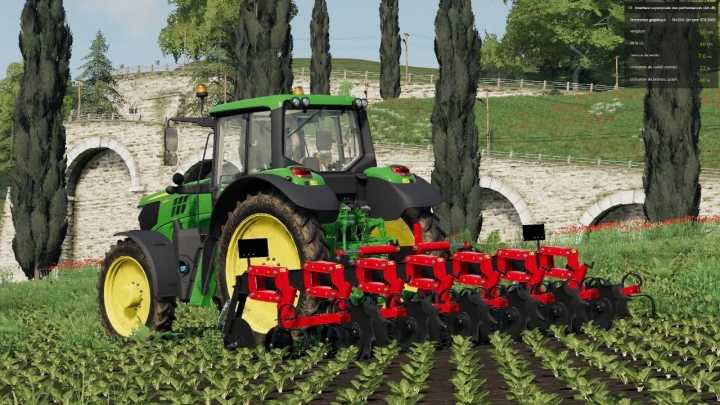 Razol Row Crop Cultivator 6 Rows V1.00 FS19