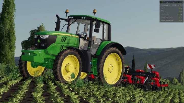 Razol Row Crop Cultivator 6 Rows V1.00 FS19