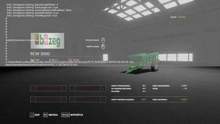 FS19 – Rcw 3000 V1