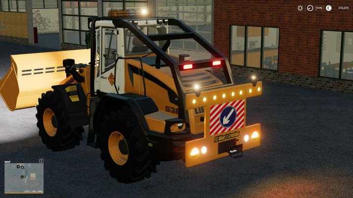 FS19 – Rear Warning Sign For Wheel Loaders V1