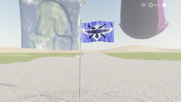 FS19 – Red Vs Blue Team Flags V1