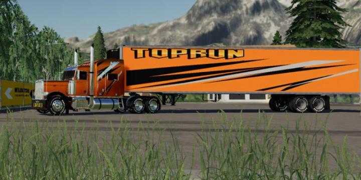 FS19 – Refrigerated Industrial Trailer Toprun V1.5