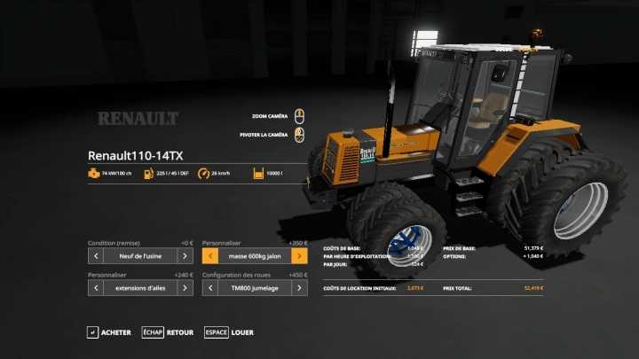 Renault Tractor V1.2 FS19