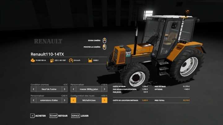 Renault Tractor V1.2 FS19