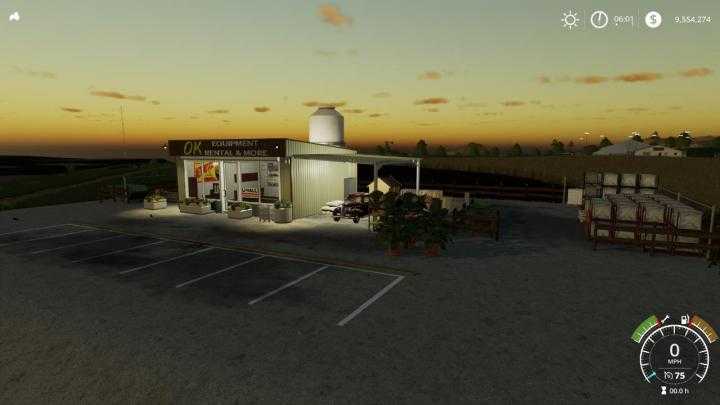 FS19 – Rental Yard And U-Haul- Farm Shop V1