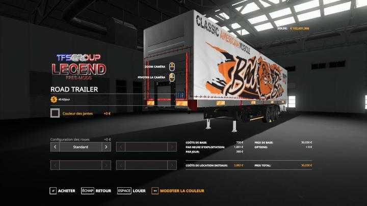 FS19 – Road Trailer Bad Boy V1.5