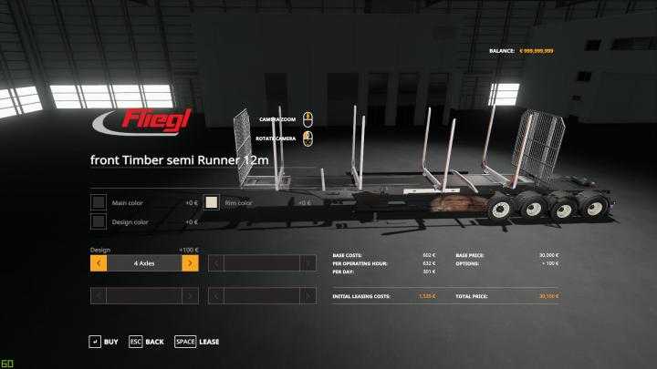 FS19 – Roadtrain Logs V1.7