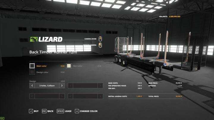 FS19 – Roadtrain Logs V1.7