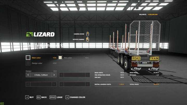 FS19 – Roadtrain Logs V1.7