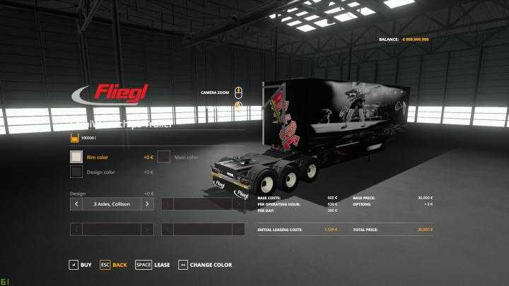 FS19 – Roadtrain Semi Woodchips V1.2