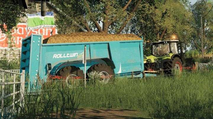 FS19 – Rolland Rolltwin 205 Trailer V1