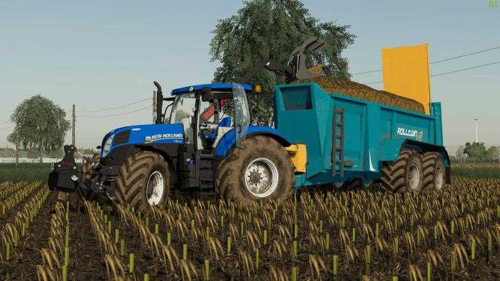 FS19 – Rolland Rolltwin 205 Trailer V1