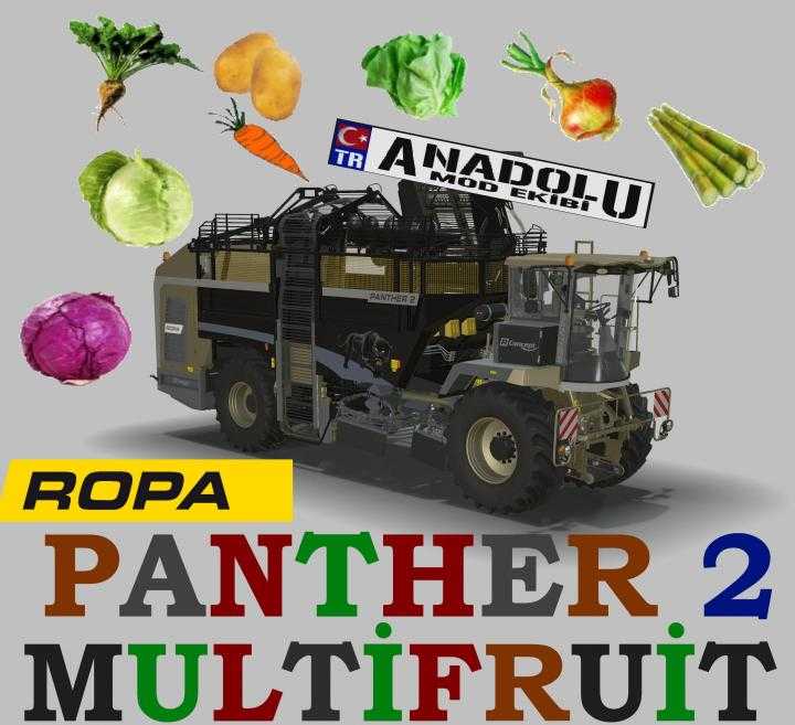 FS19 – Ropa Panther 2 Multifruit V1