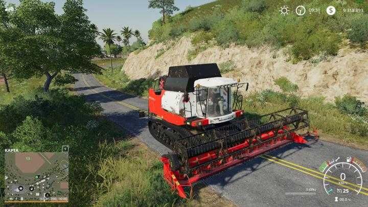 FS19 – Rostselmash Vector 450 Harvester V1