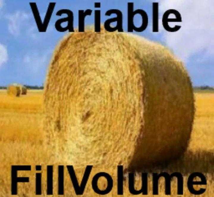 FS19 – Roundbale Fill Volume V1