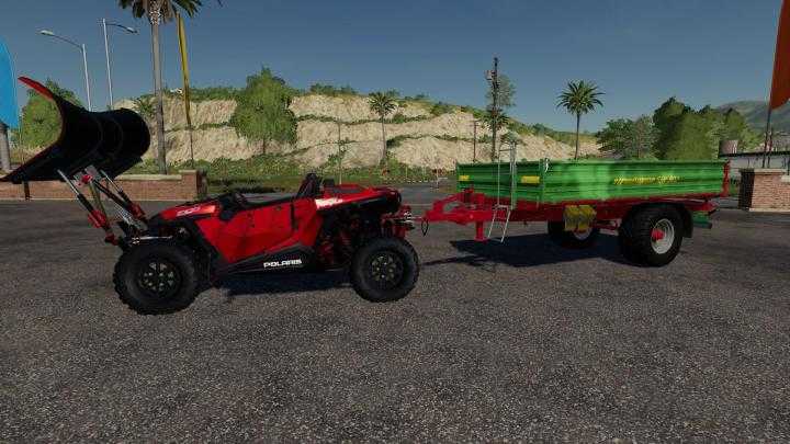 FS19 – Rzr + плуг V1 - Mody-FS.ru