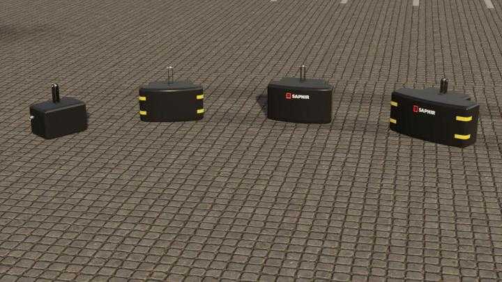 FS19 – Saphir Top Weight Pack V1.0.0.1