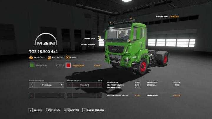 FS19 – Sattelzug Paket – Man V1.2