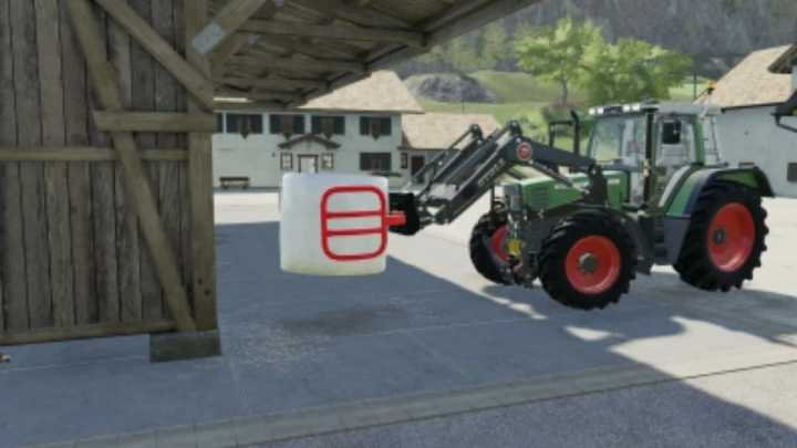 Schneider Rundballenzange V1.0 FS19