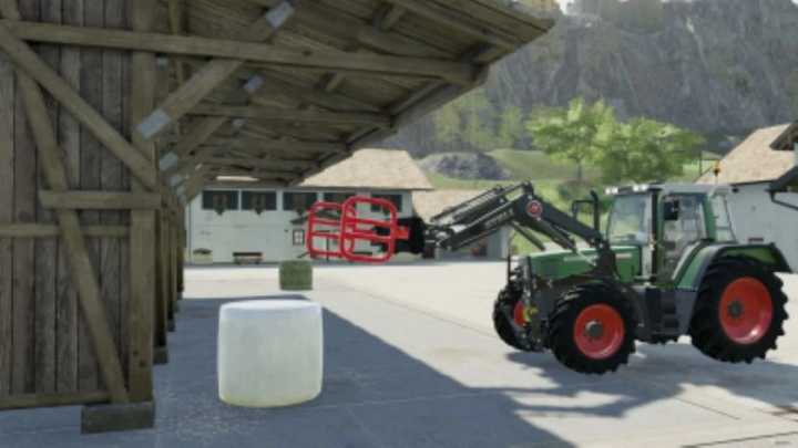 Schneider Rundballenzange V1.0 FS19