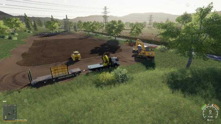 FS19 – Решетчатый отвал для бульдозера Cat D8-T V1.0 - Mody-FS.ru