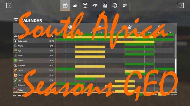 FS19 – Seasons Geo South Africa V1