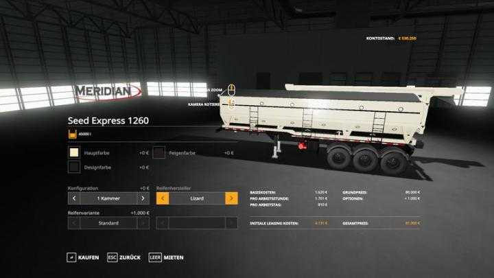 FS19 – Seed Express 1260 V3 - Mody-FS.ru