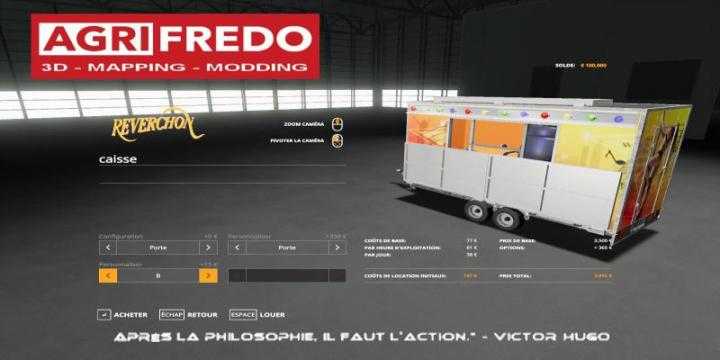 FS19 – Self-Buffering Cashing Trailer V1