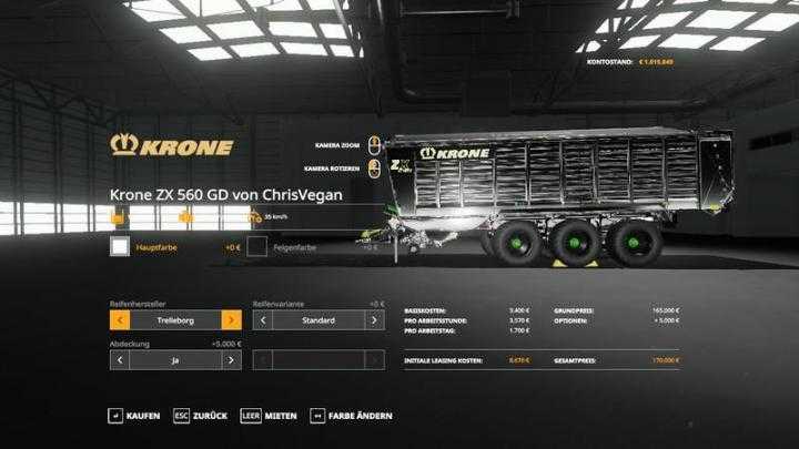 FS19 – Self-Loading Wagon Modpack Color / Chrome Edtion V1