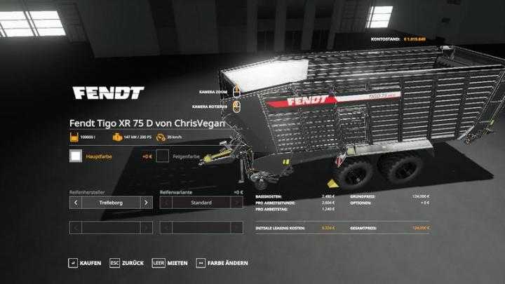 FS19 – Self-Loading Wagon Modpack Color / Chrome Edtion V1