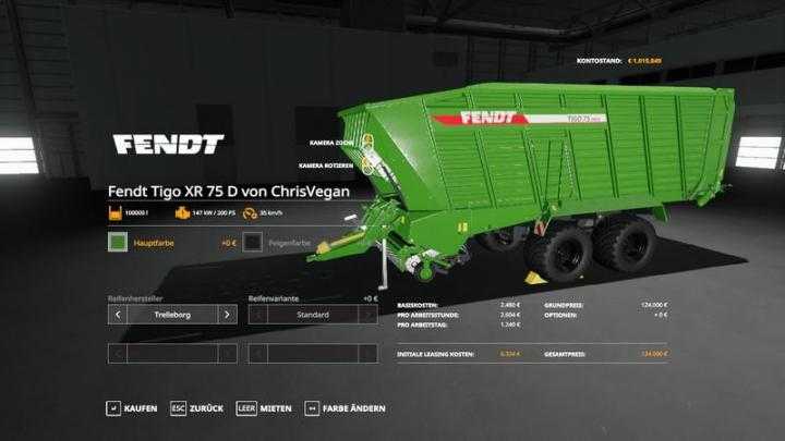 FS19 – Self-Loading Wagon Modpack Color / Chrome Edtion V1