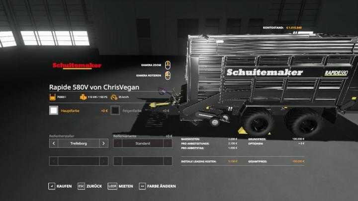 FS19 – Self-Loading Wagon Modpack Color / Chrome Edtion V1