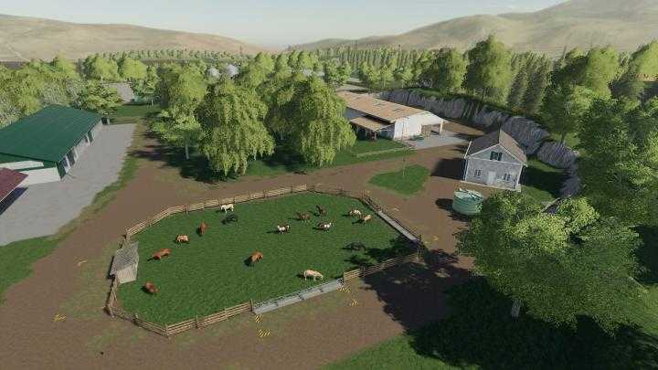 FS19 – Sherwood Animal Farm (Terraformed Savegame) V1