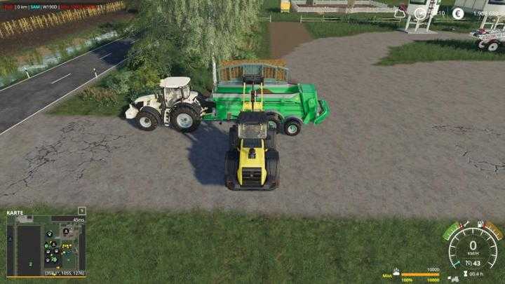 FS19 – Silage Fork With Capacity Selection And Color Choice V1.2