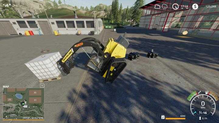 FS19 – Skidloader Weight Attachment V1