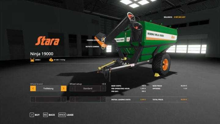 FS19 – Stara Ninja 19000 V1