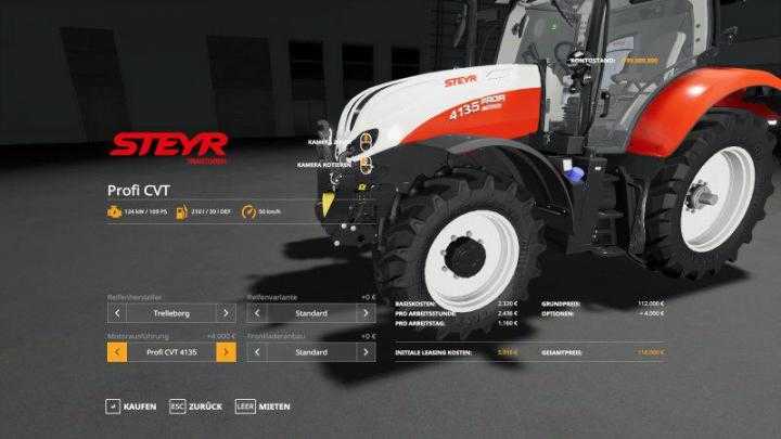 FS19 – Steyr Profi Cvt V1.4