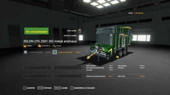 FS19 – Strautmann Zeloncfs2501Do V1