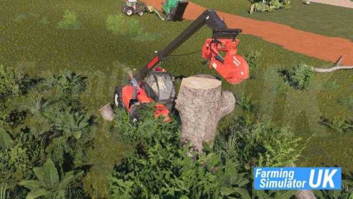 FS19 – Stump Grinder With Telehandler Mount V1