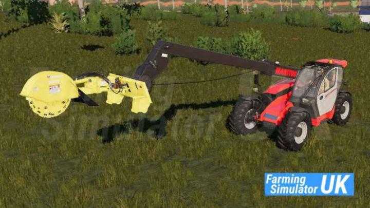 FS19 – Stump Grinder With Telehandler Mount V1