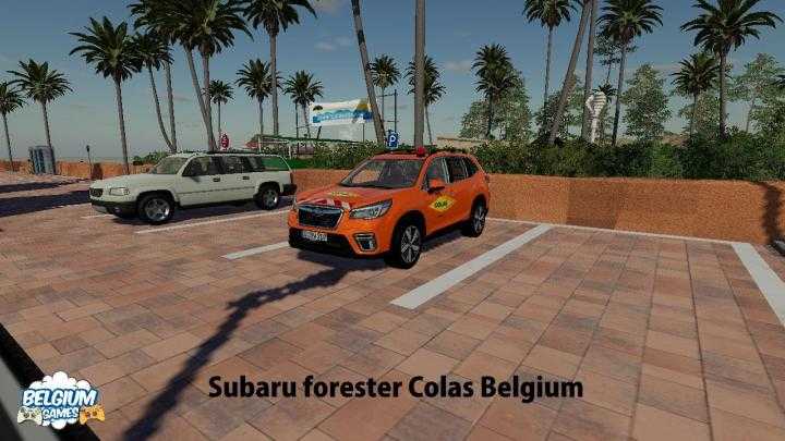 FS19 – Subaru Forester Colas Belgium Skin V1