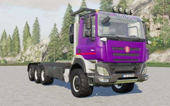 FS19 – Tatra Phoenix T158 8X8 Chassis Cab